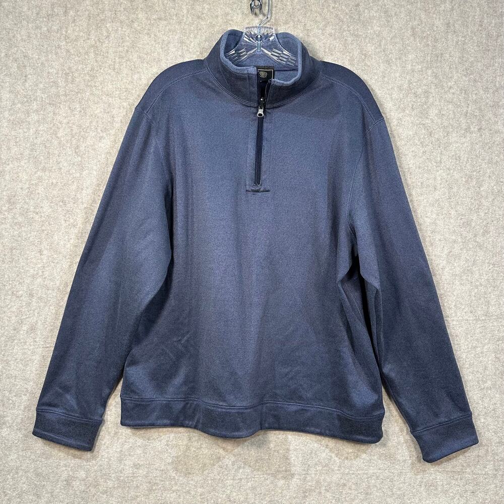 F/X Fusion Performance Men's Quarter Zip Reversible, in Navy - Large